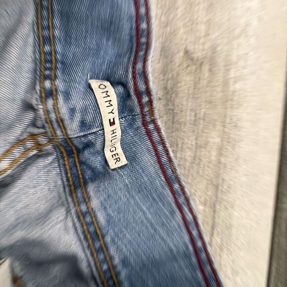 Tommy Hilfiger Vintage Side Snap Jean Shorts Women’s Size 12 - Picture 6 of 11